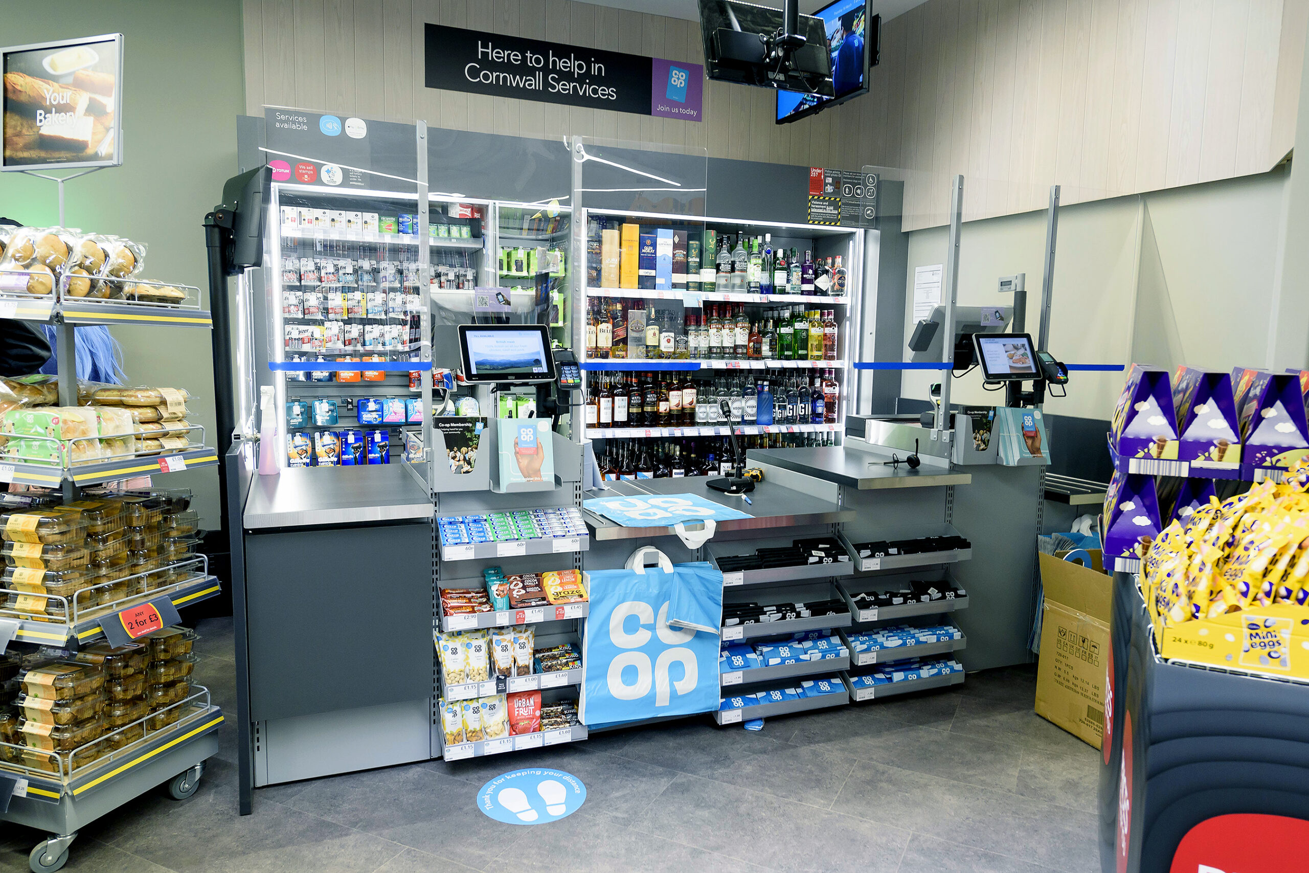 Co Op food, Cornish Gateway Services, Roche.